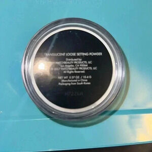 NEW & Sealed Kristofer Buckle Translucent Loose Setting Powder 0.37oz FULL SIZE